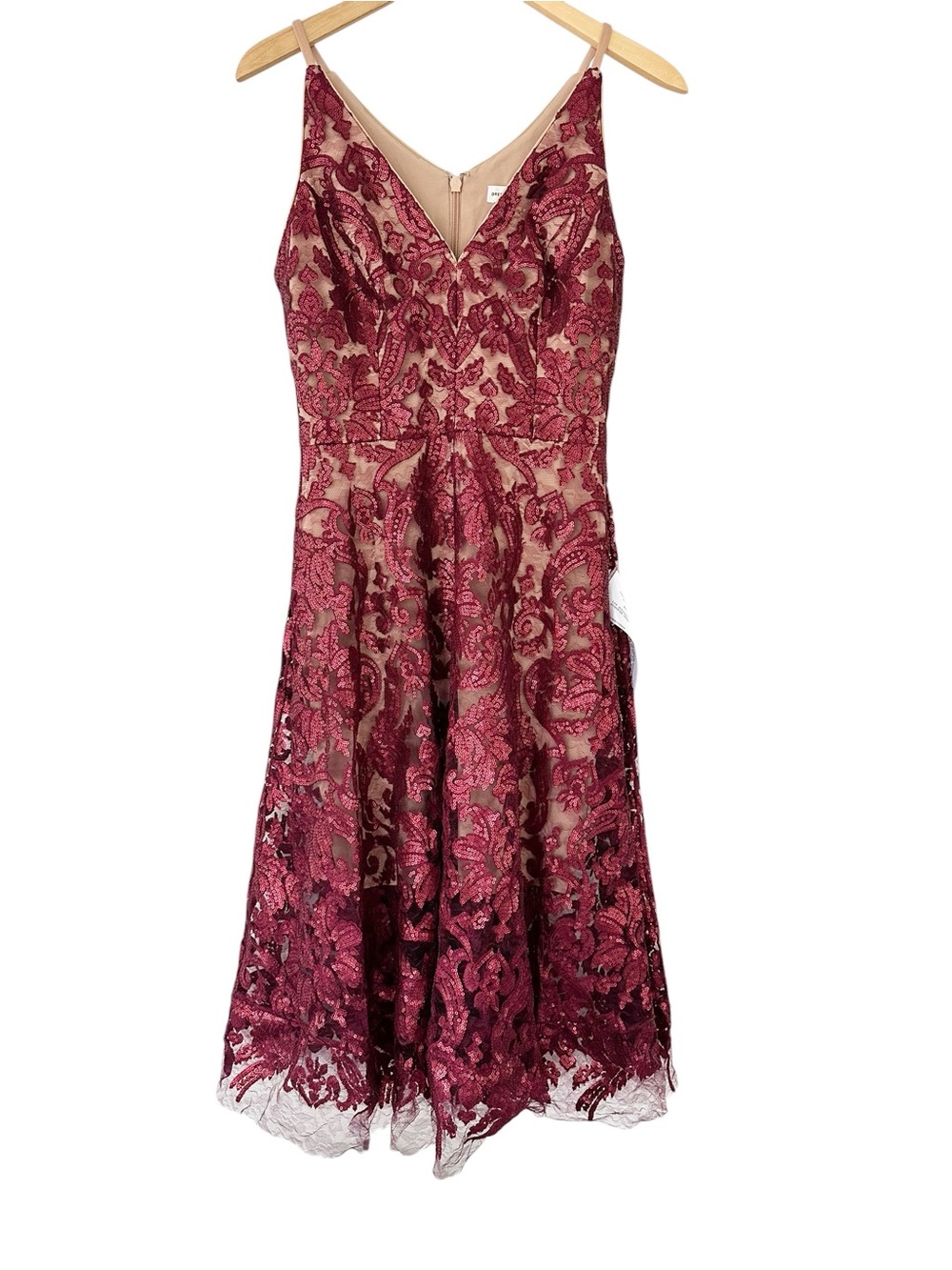 Dress the Population • Sequined Floral Dress
